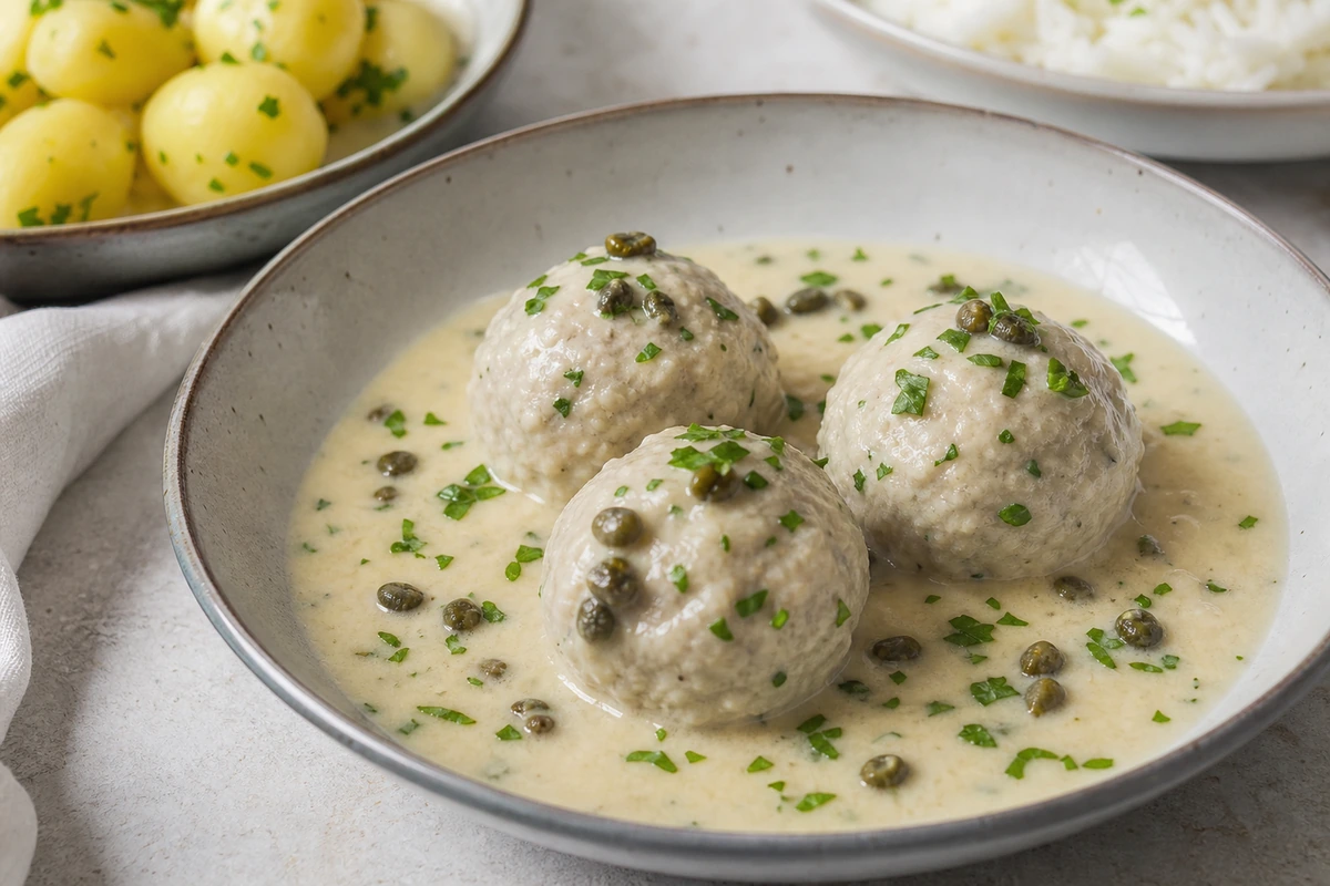 Königsberger Klopse klasika – Fotografie jídla