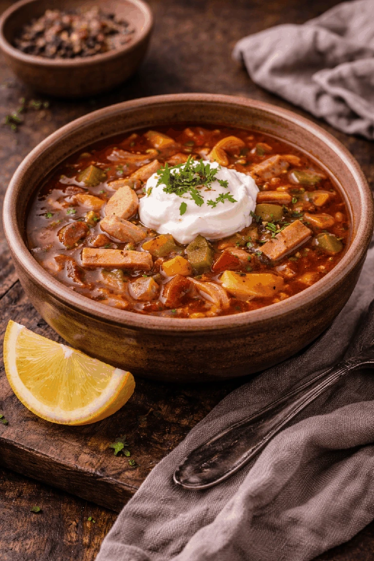 Soljanka klassisch – Rezeptfoto