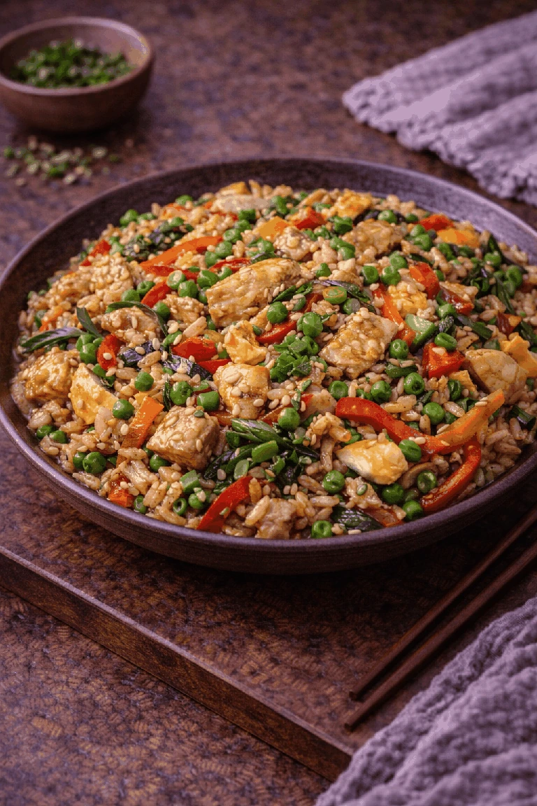 Gebratener Reis Asia-Style – Rezeptfoto