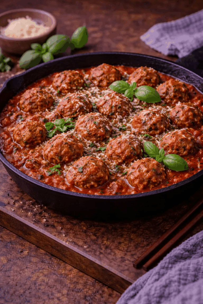 Recipe photo: Meatballs in tomato sauce (meat dishes)