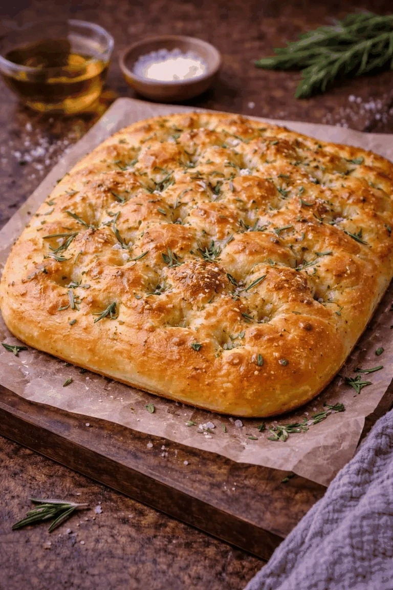 Focaccia mit Rosmarin – Rezeptfoto
