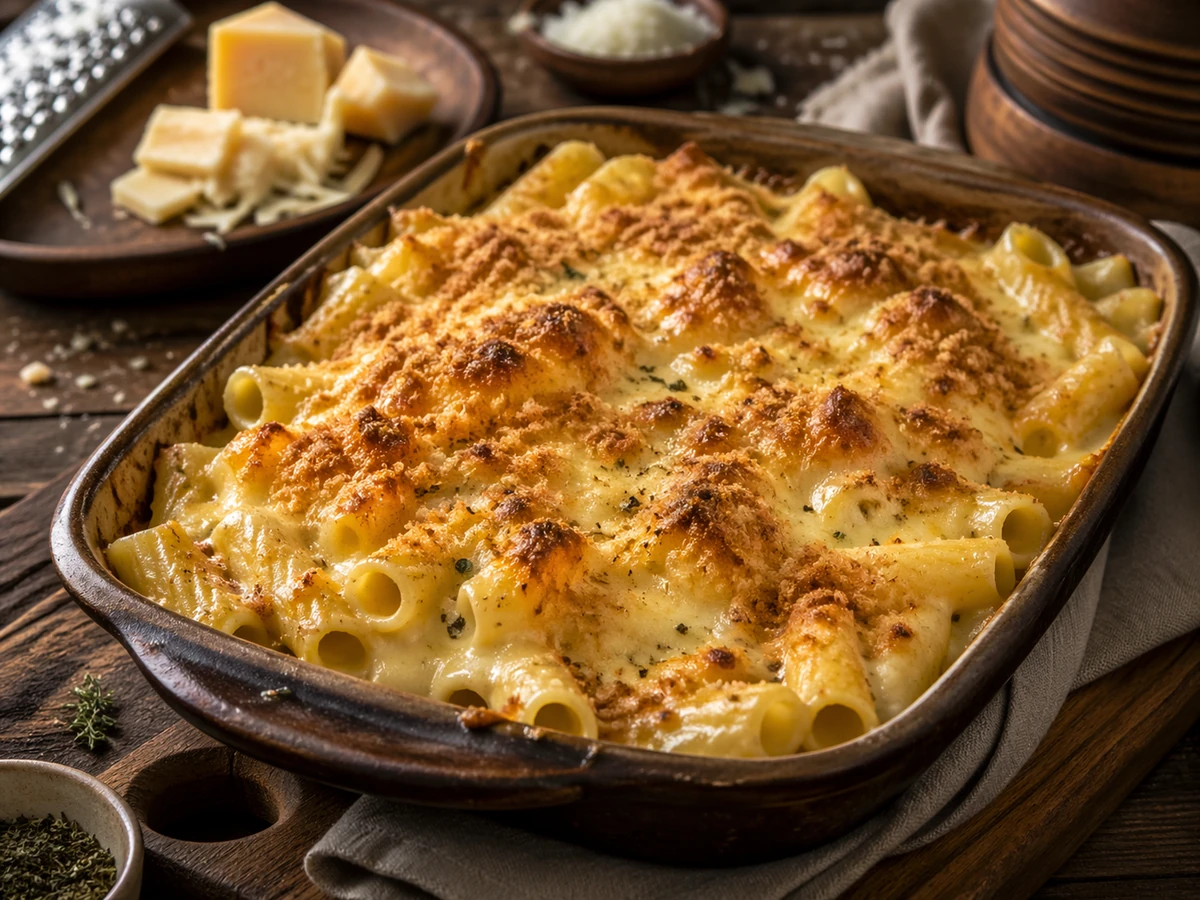 Recipe photo: Cheese pasta from the oven (Oven dishes)