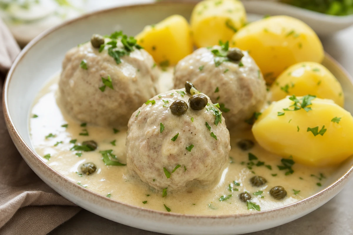 Königsberger Klopse – Fotografie jídla