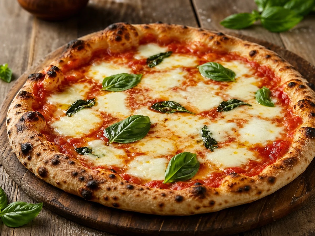 Pizza Margherita klassisch – Rezeptfoto