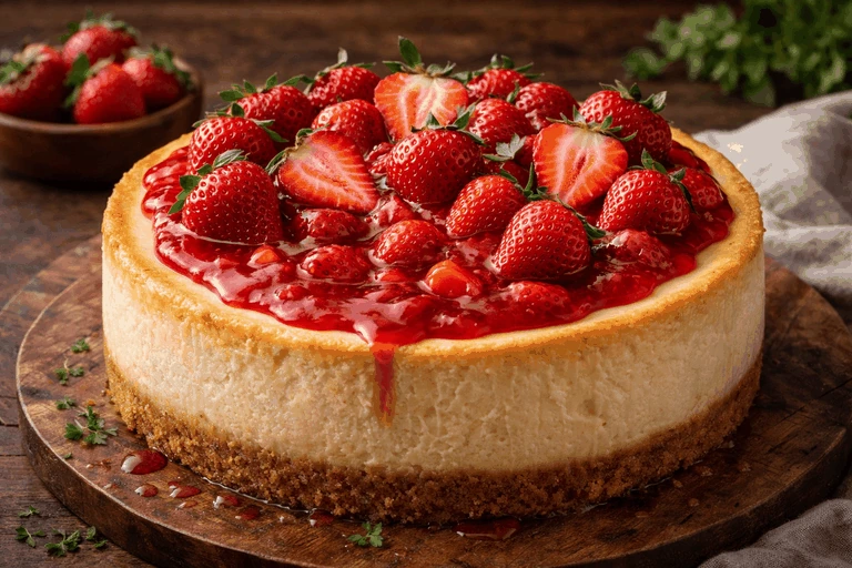 Käsekuchen klassisch – Rezeptfoto