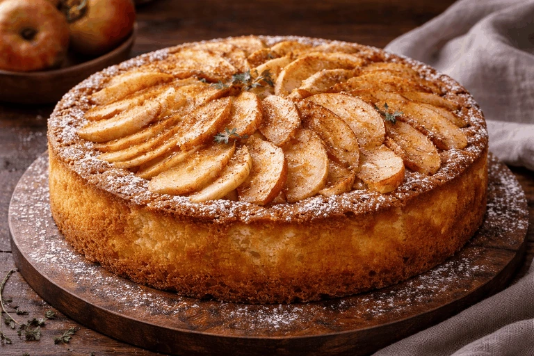 Apfelkuchen / Szarlotka einfach – Rezeptfoto
