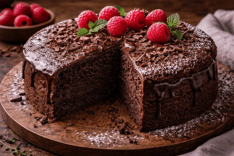 Murzynek / einfacher Schokokuchen – Rezeptfoto