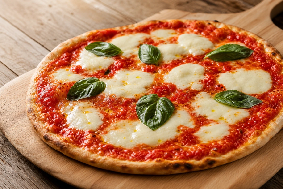 Pizza Margherita klassisch – Rezeptfoto