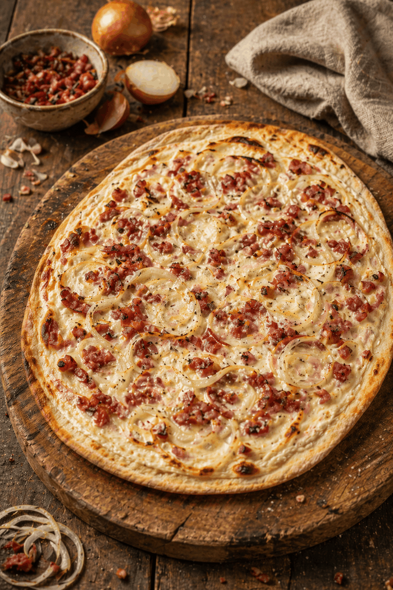 Recipe photo: Classic tarte flambée (Oven & Casseroles)