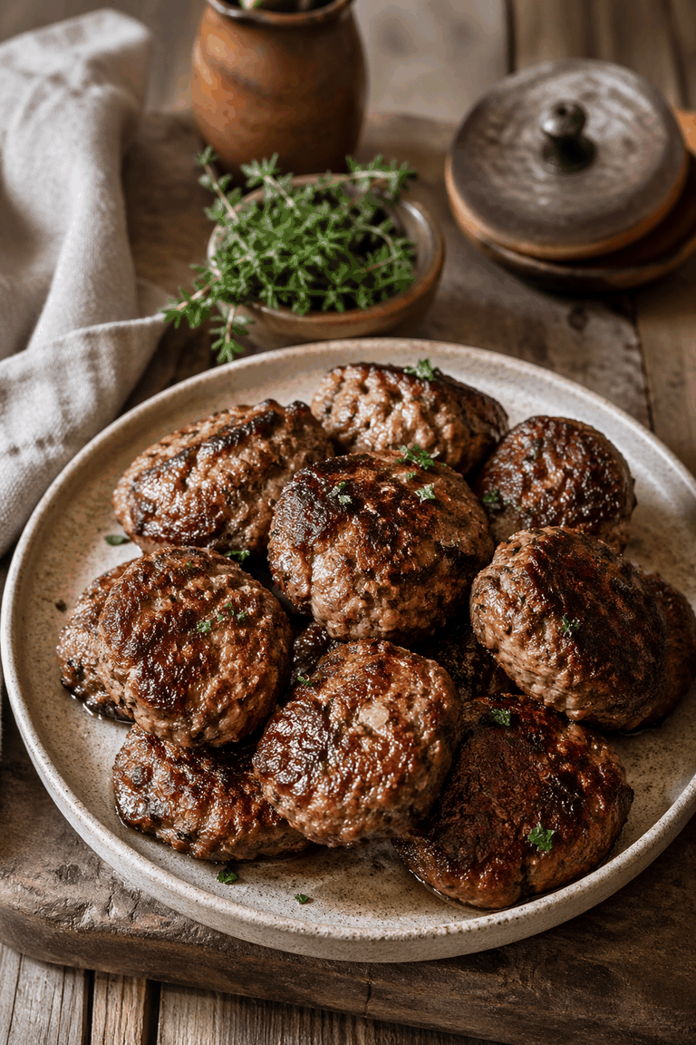 Rezeptfoto: Schnelle Frikadellen aus dem Ofen (Ofengerichte)