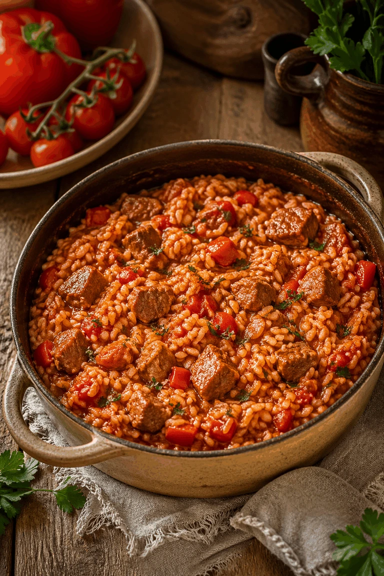Reisfleisch einfach – Rezeptfoto