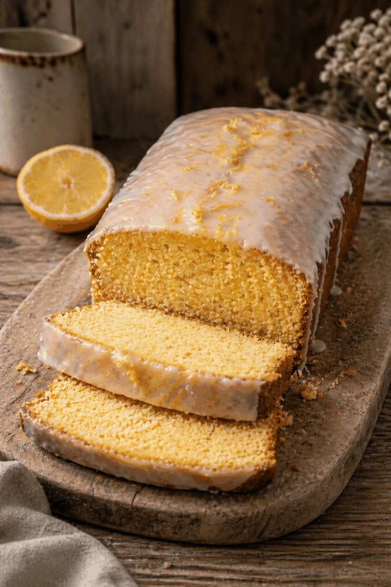 Zitronenkuchen saftig – Rezeptfoto