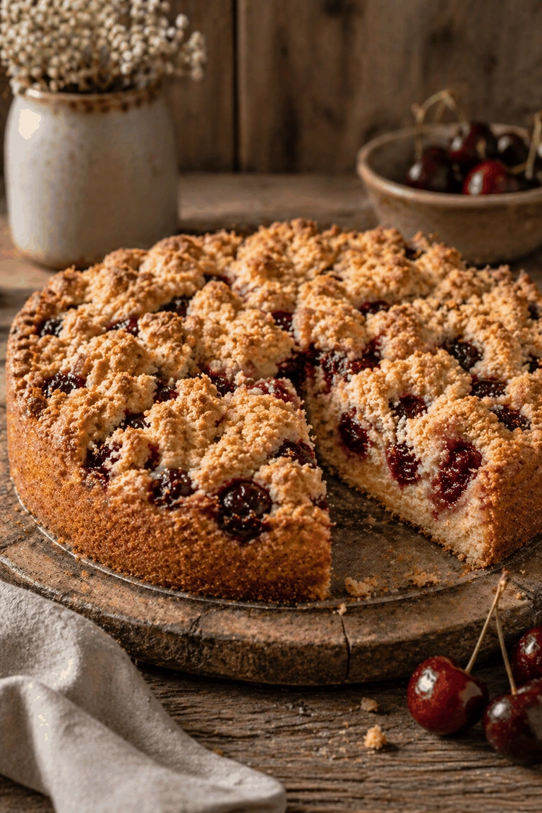 Kirsch-Streuselkuchen – Rezeptfoto