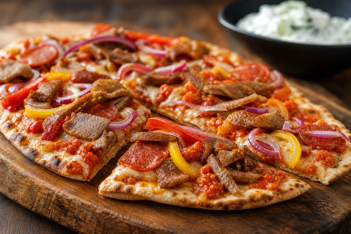 Pizzerie ve stylu gyroskopu – Fotografie jídla