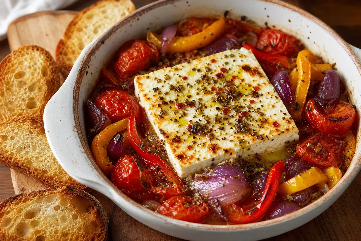 Bouyiourdi – Griechischer Ofen-Feta – Rezeptfoto