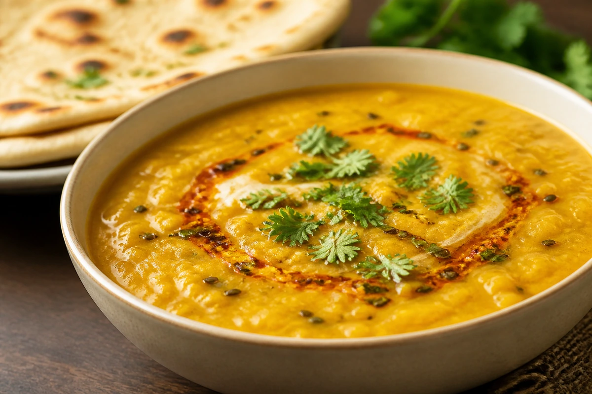 Gelbes Linsen-Dal – Rezeptfoto