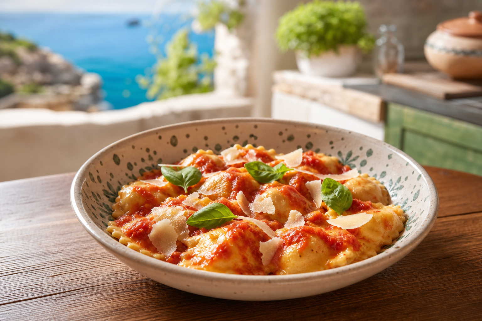 Recipe photo: Ravioli Gallurese – Sardinia/Italy (Europe)