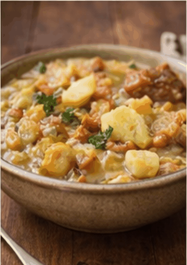 Recipe photo: Pea soup with potatoes (home cooking)