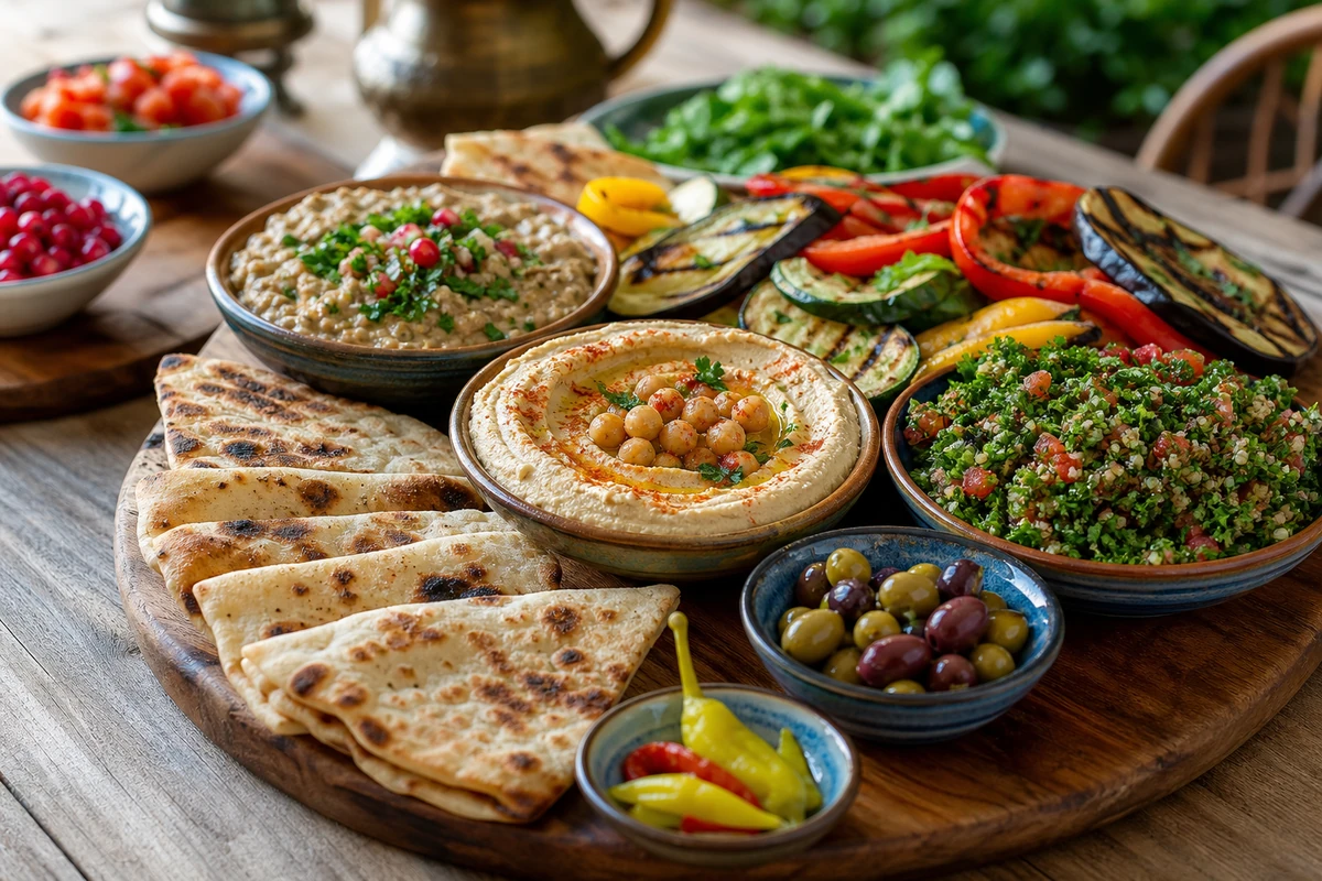 Mezze Evening – Libanon – Fotografie jídla