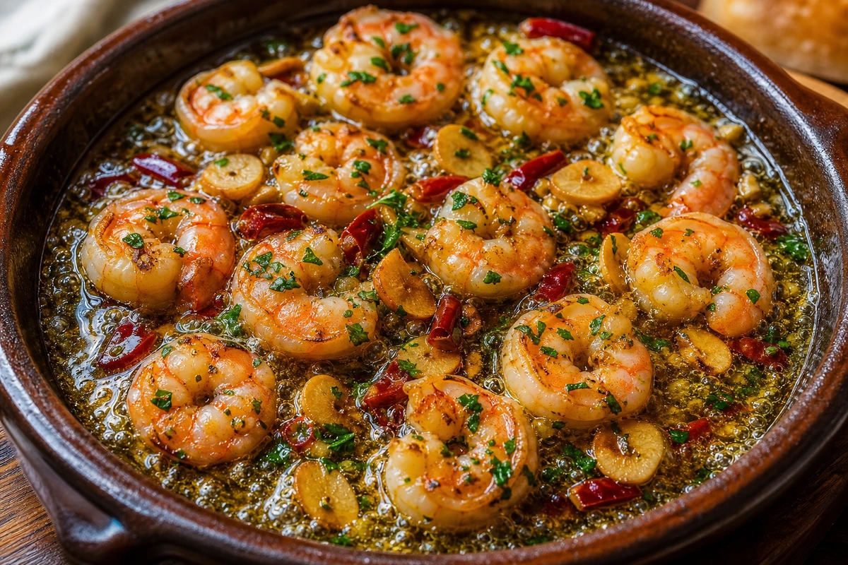 Gambas al Ajillo – AI-generated serving suggestion