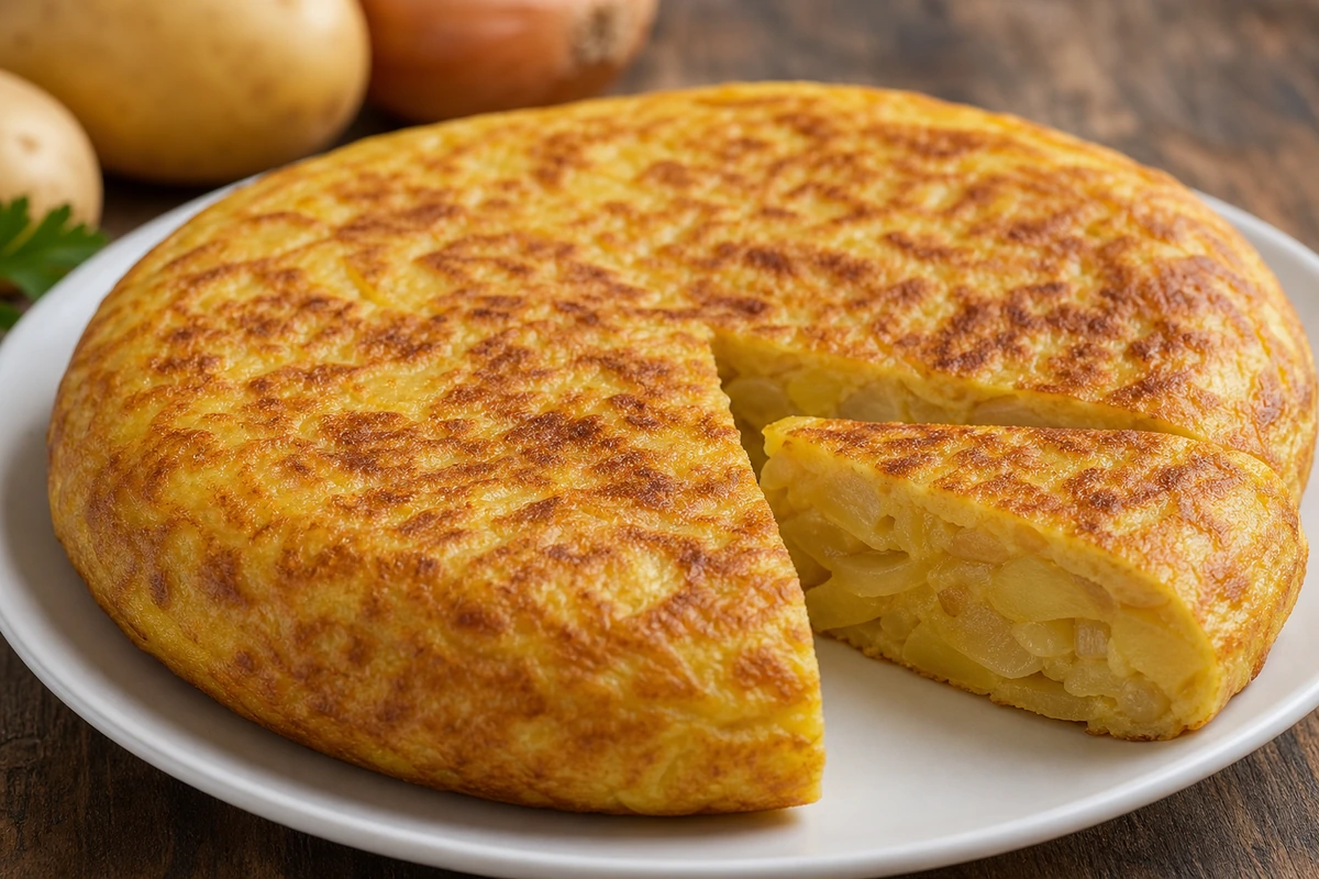 Tortilla Española – AI-generated serving suggestion