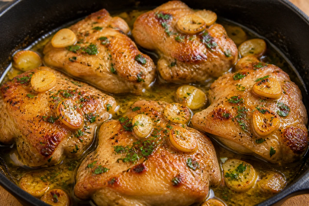 Pollo al Ajillo – AI-generated serving suggestion