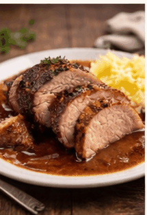 Rezeptfoto: Irish Beef Rollbraten aus dem Backofen (Ofengerichte)