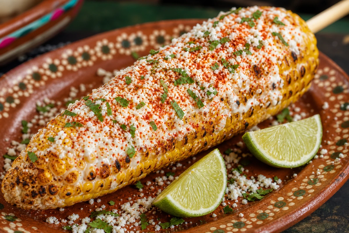 Elote – Mexikanischer Grillmais – KI-Serviervorschlag