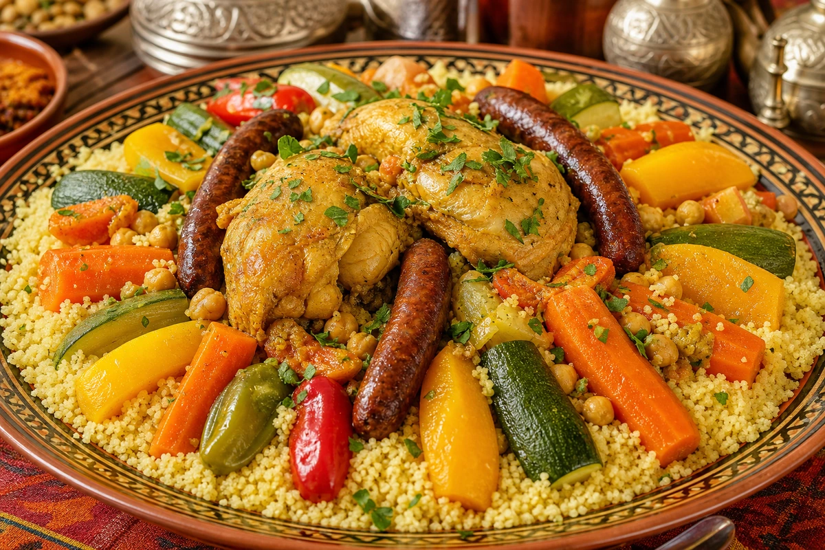 Cous cous reale – Suggerimento di presentazione generato con IA