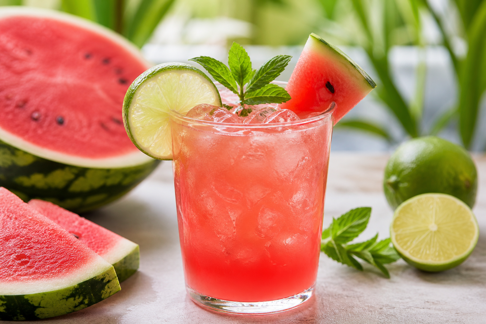 Recipe photo: Watermelon Lime Mint Agua Fresca (Summer horchatas & aguas frescas)