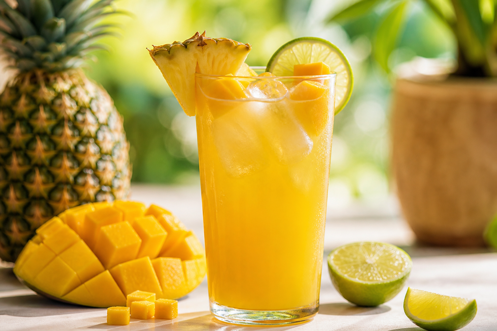 Recipe photo: Pineapple Mango Agua Fresca (Summer horchatas & aguas frescas)