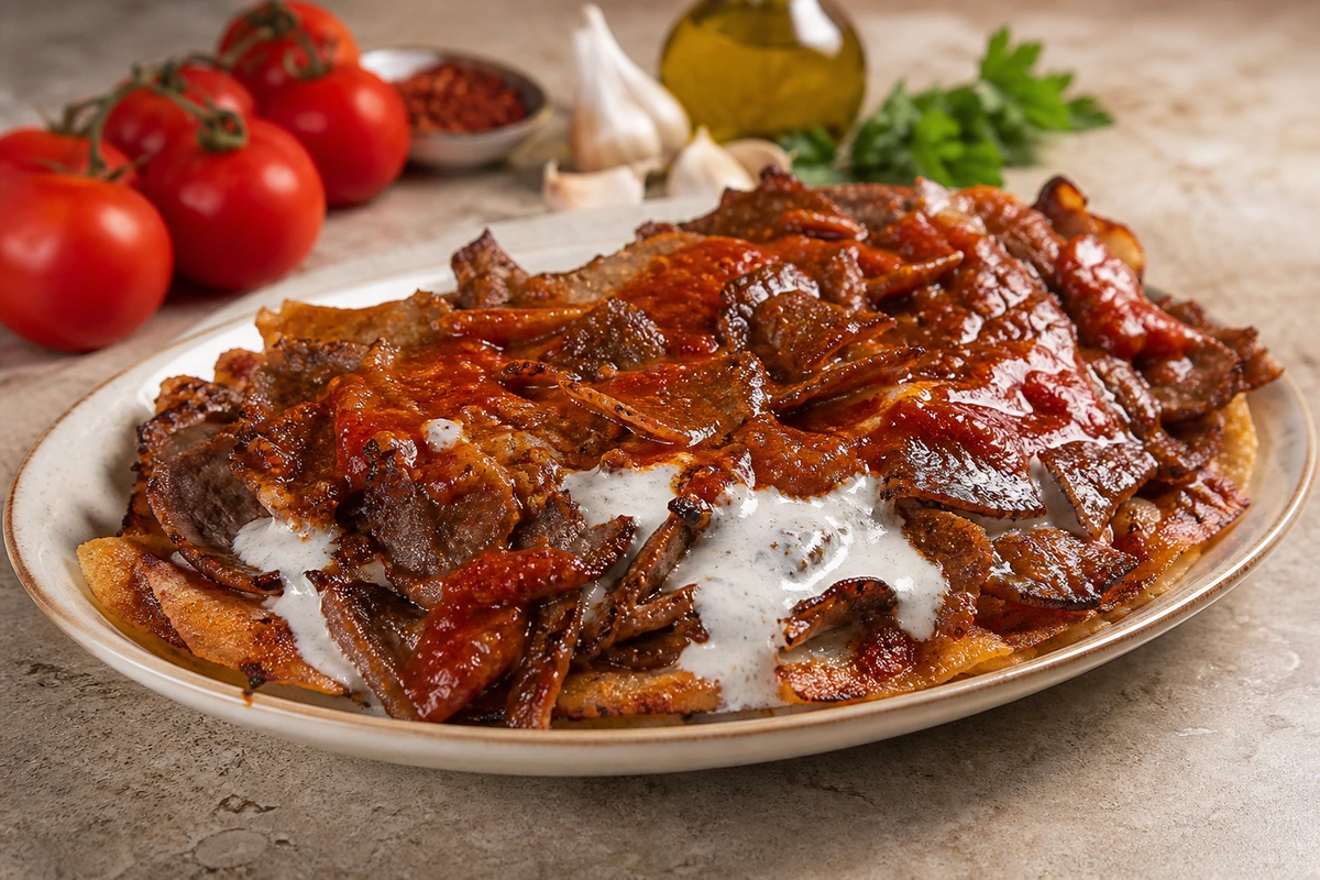 Svens AirFryer-Iskender Kebab – Rezeptfoto