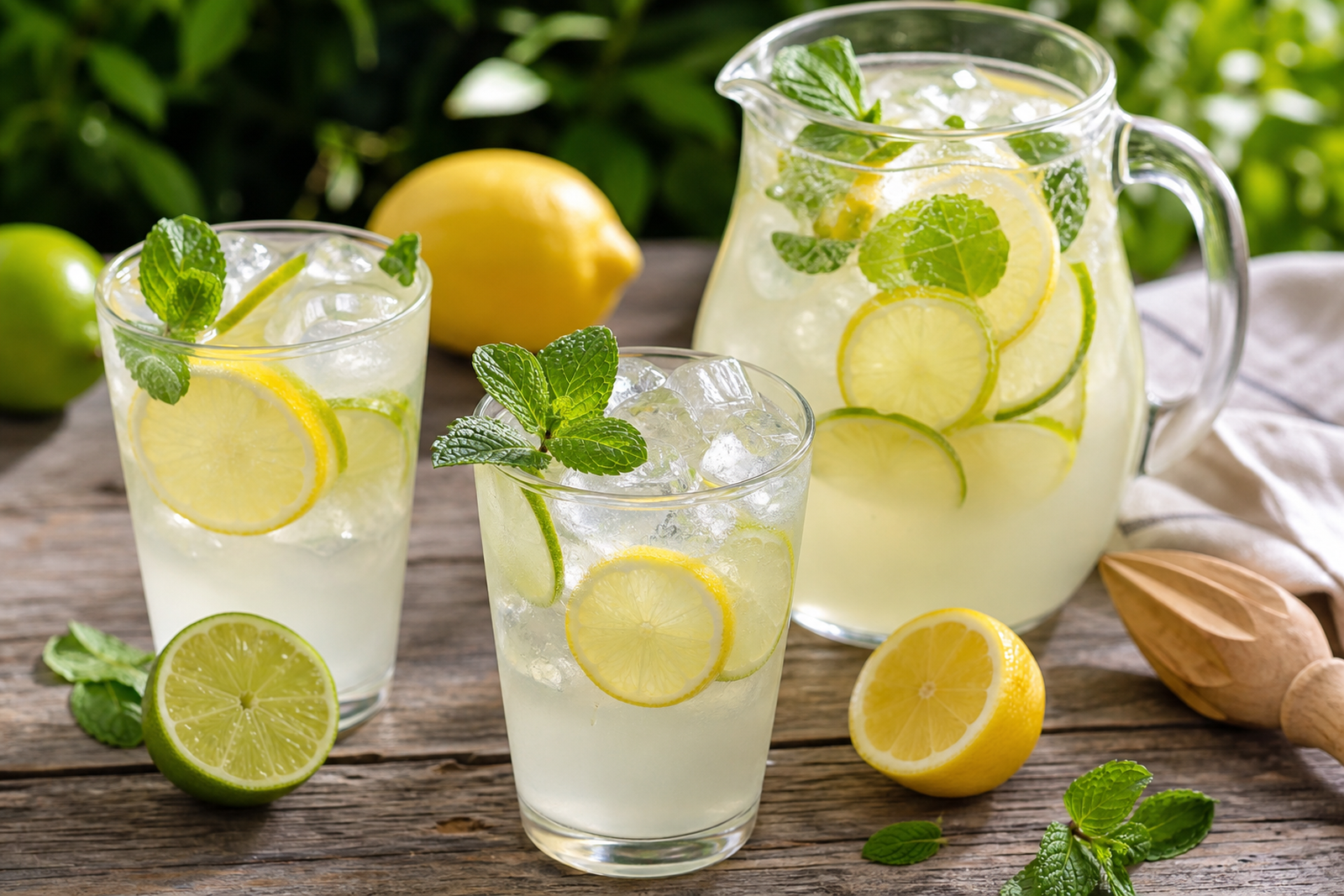 Recipe photo: Lemon Lime Lemonade (Summer drinks, lemonades & mocktails)