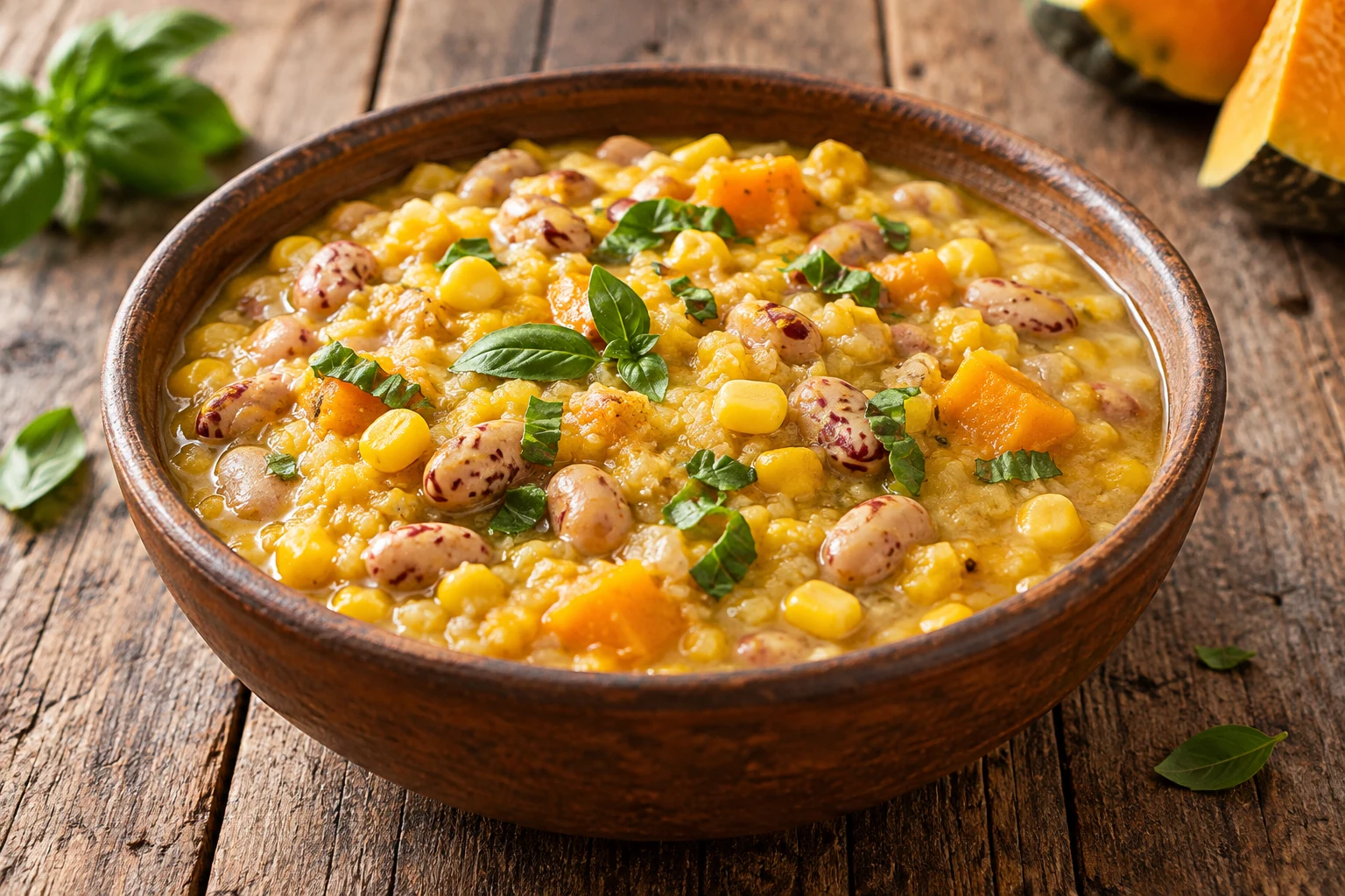 Porotos con Mazamorra – Suggerimento di presentazione generato con IA