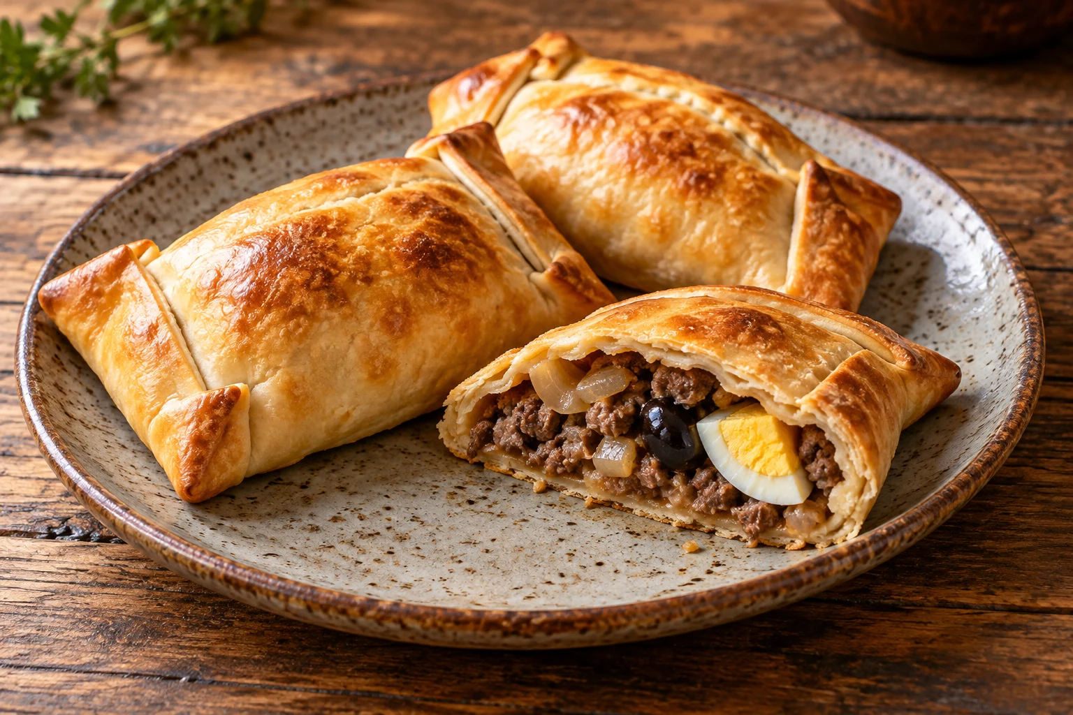 Empanadas de Pino – Suggerimento di presentazione generato con IA