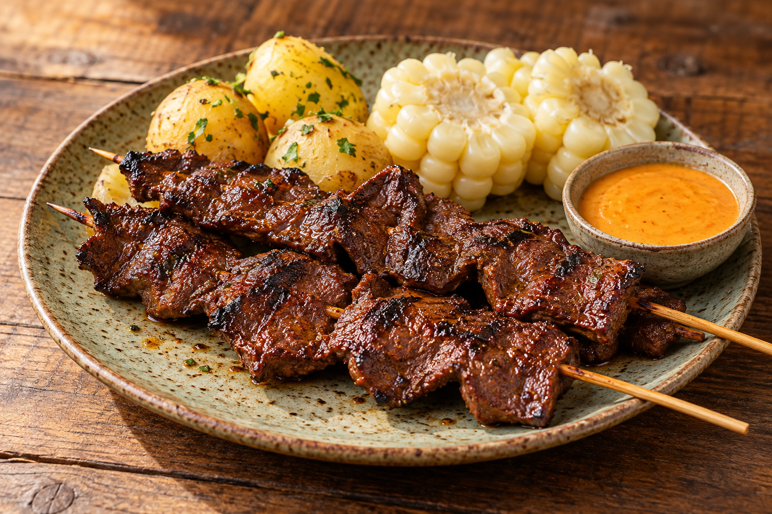 Recipe photo: Anticuchos (Traditional skewers)