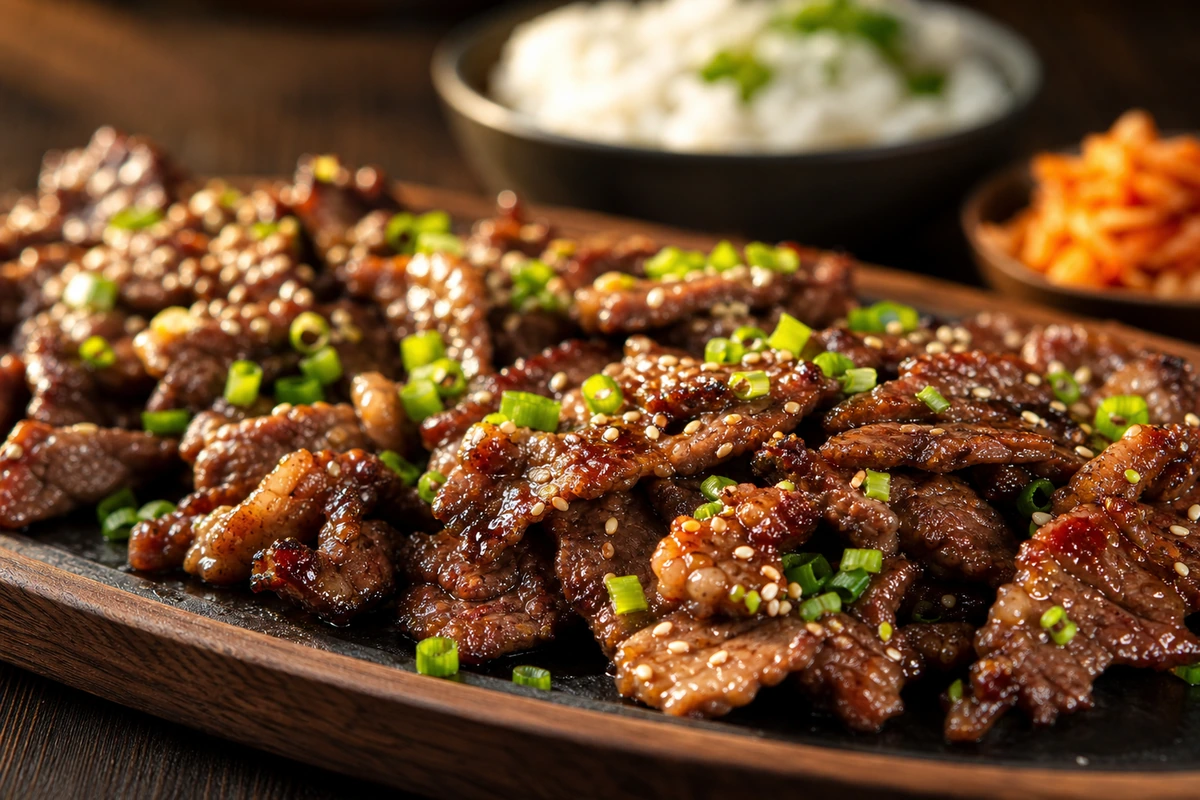 Koreanisches Bulgogi vom Grill – Rezeptfoto