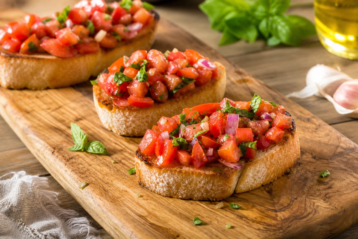 Bruschetta vom Ciabatta – Rezeptfoto